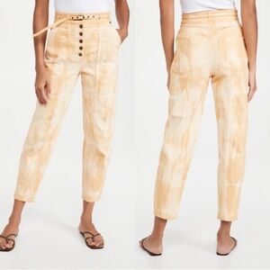 Ulla Johnson Apollo Tie Dyed Ankle Pants